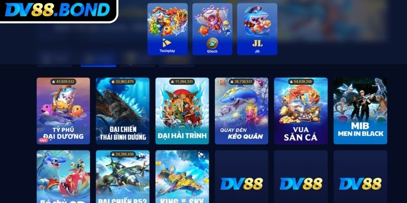 Bắn Cá Techplay DV88 Chinh Phục Đại Dương Rinh Lộc Đầy Tay 3 Ưu điểm vượt trội của sảnh bắn cá Techplay DV88