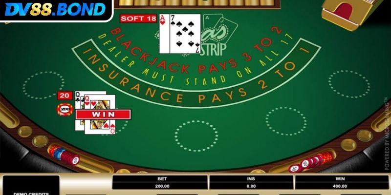 Chiến lược đánh Blackjack DV88 đỉnh cao