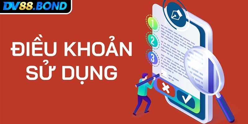 Nội dung trong điều khoản sử dụng DV88