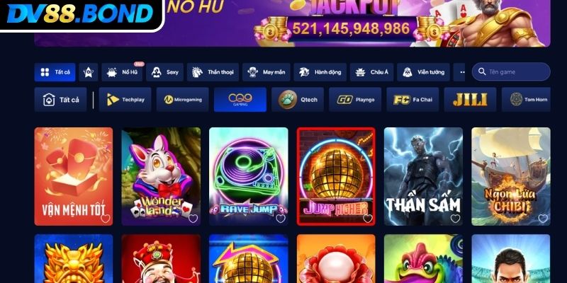 Khám phá thế giới nổ hũ CQ9 DV88
